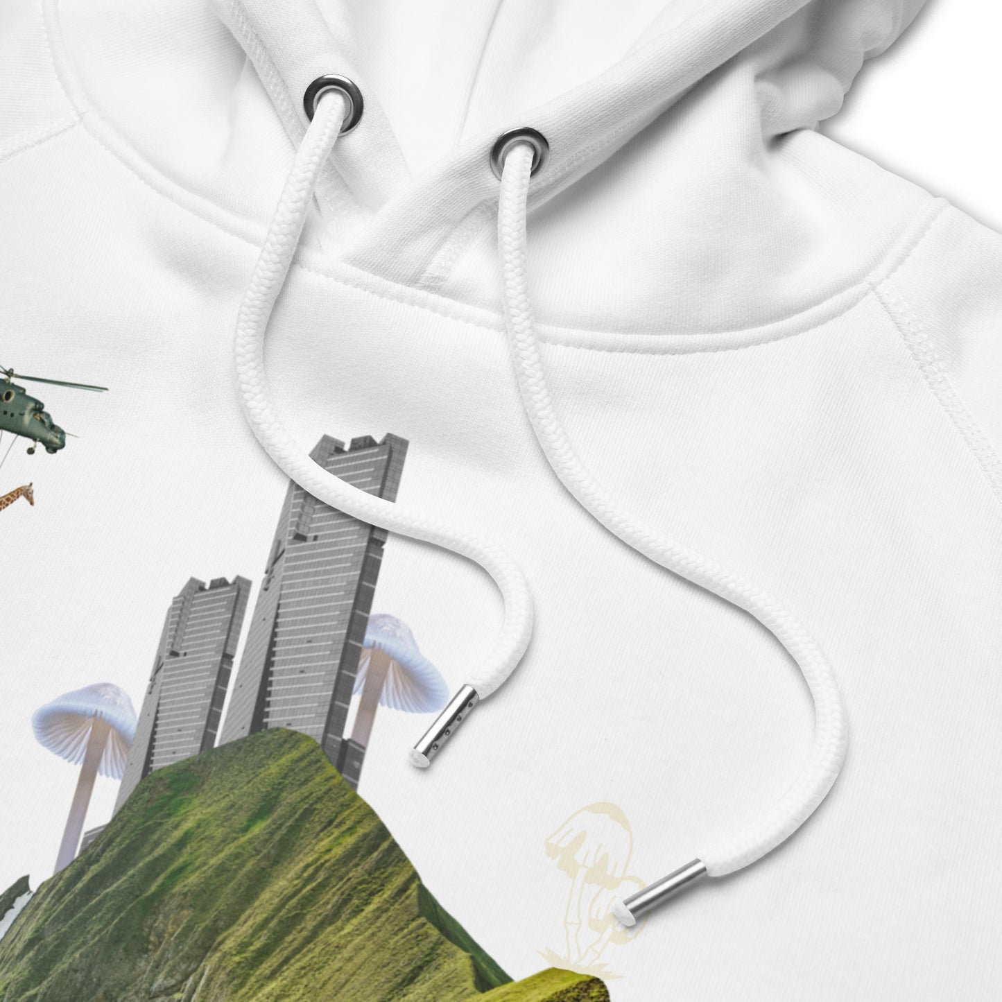 "Enigmatic Dreamscape" Organic Cotton Hoodie