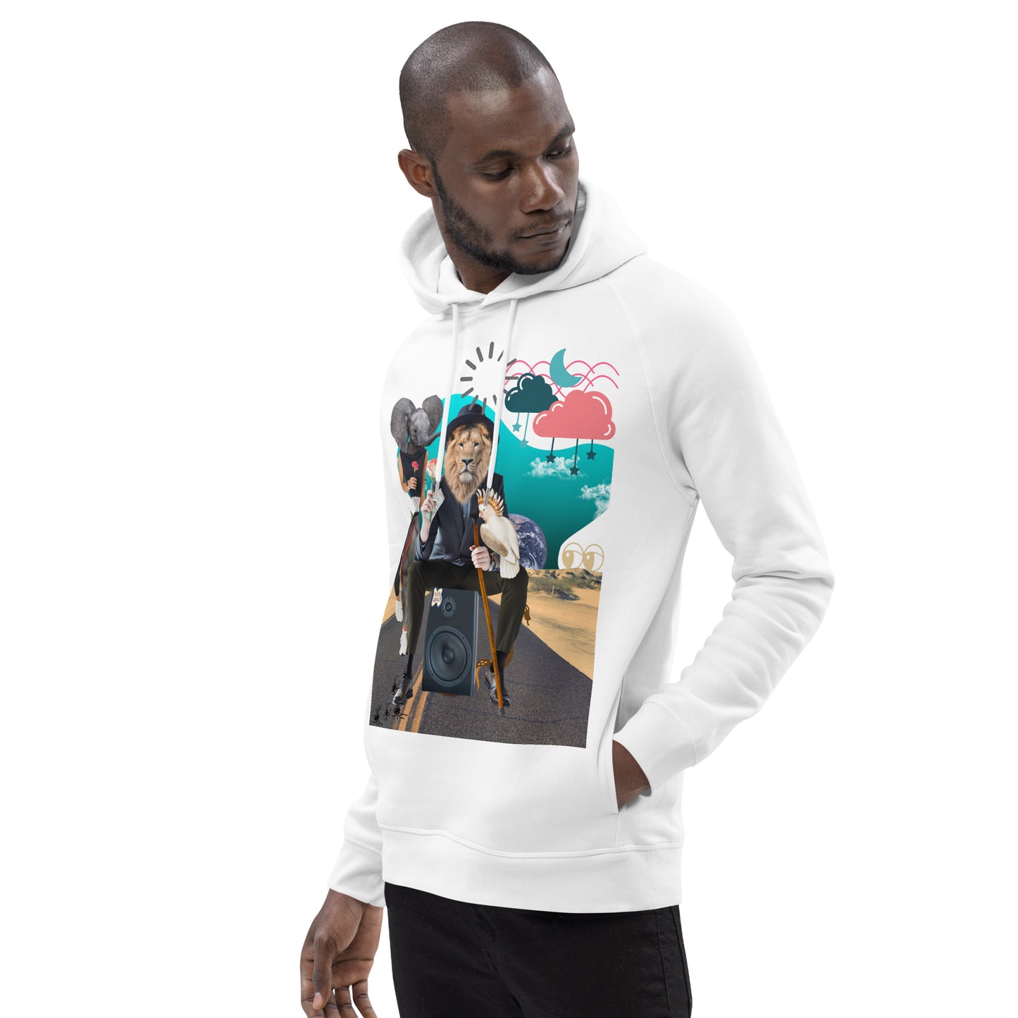 "Whimsical Wonders" Unisex Organic Cotton Hoodie