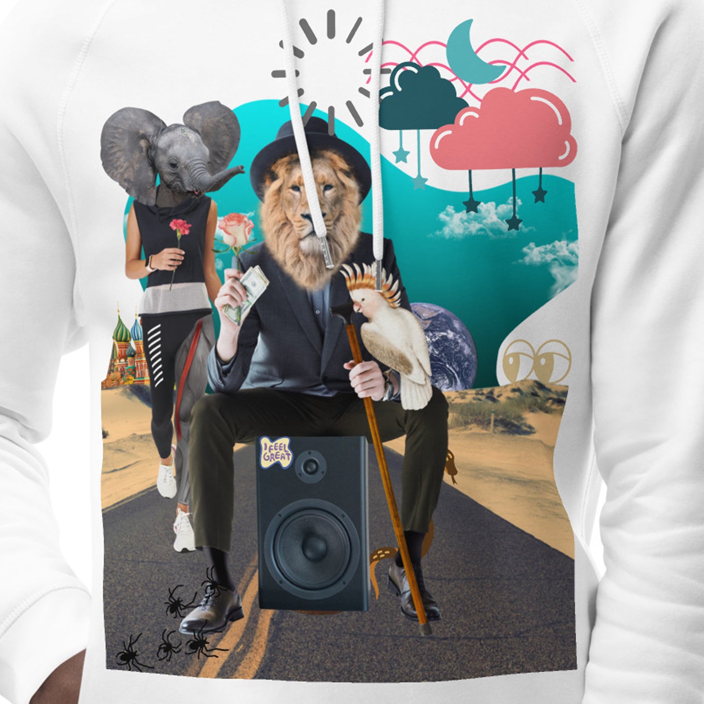 "Whimsical Wonders" Unisex Organic Cotton Hoodie